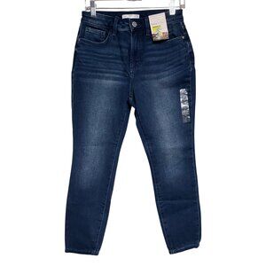 LC Lauren Conrad Curvy Skinny Jeans 6 Short Dark Wash Cotton Blend Stretch Denim